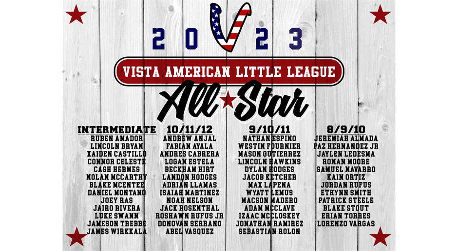 2023 ALL STAR ANNOUNCEMENT
